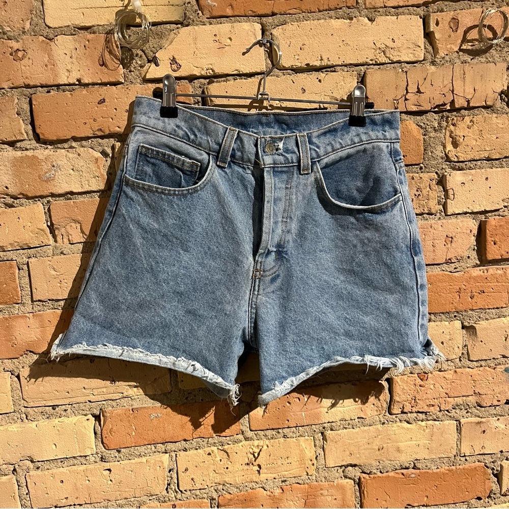 J Galt denim mom shorts